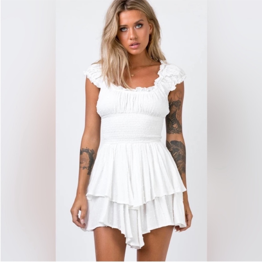White Princess Polly dress size 2